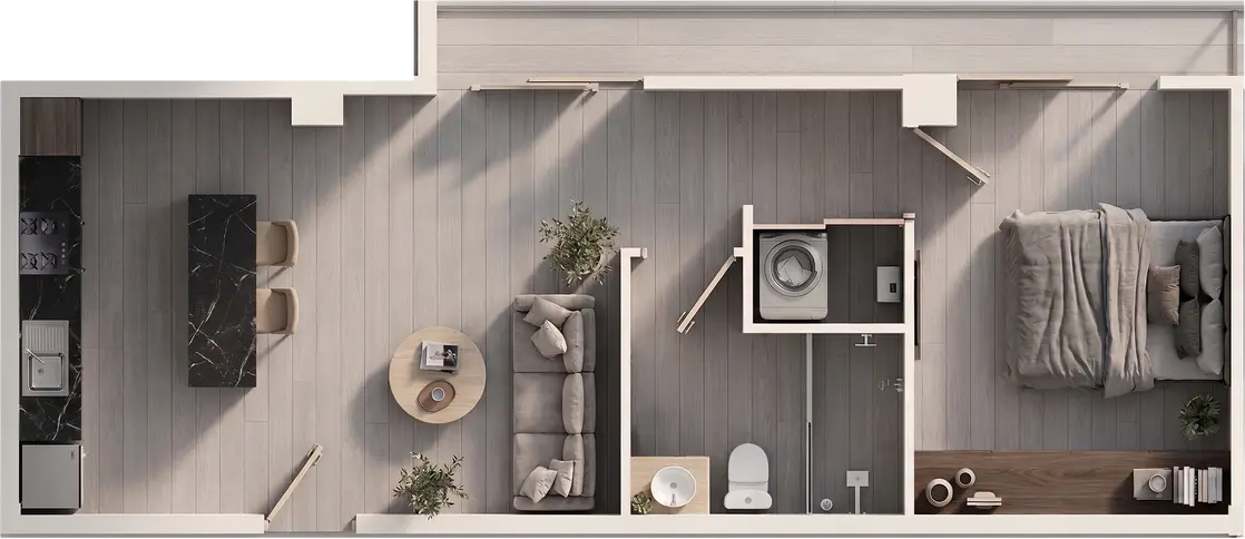 Planta tipo Large Loft