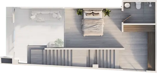 Penthouse, planta alta