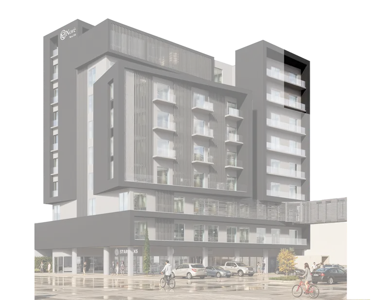 Ubicación del penthouse en la torre: niveles 7 y 8